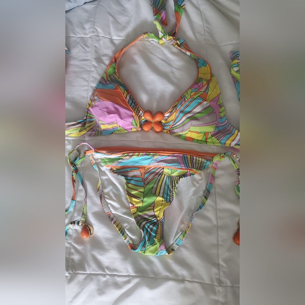 Colorful Halter Bikini Set s. 6